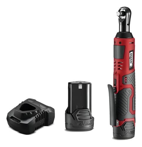 Llave Criquet Inalámbrica Equus 3/8 12v Dos Baterías Color Rojo