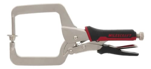 Morsa De Banco Articulada Milescraft Corner Clamp Negro 102mm 3.175cm