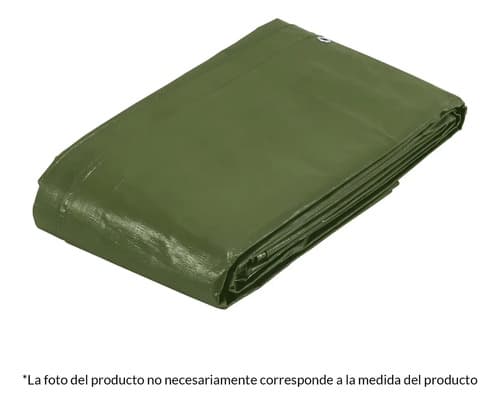 Lona Uso Rudo, Verde Olivo, 6 X 9 M Protec Uv Truper Expert