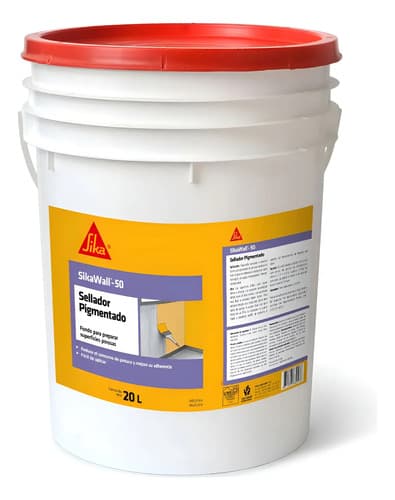 Sellador Pigmentado Sikawall-50 20kg. Sika Color Blanco