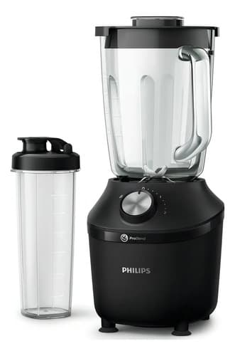 Licuadora Philips Hr2291/41 600w 2l Con Vaso Portátil Negro