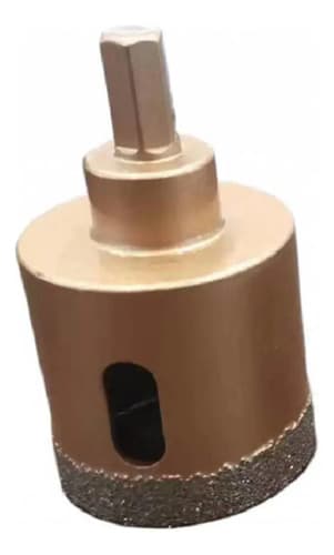 Mecha Broca Diamantada 50mm Equus Para Vidrio Y Cerámica Cor