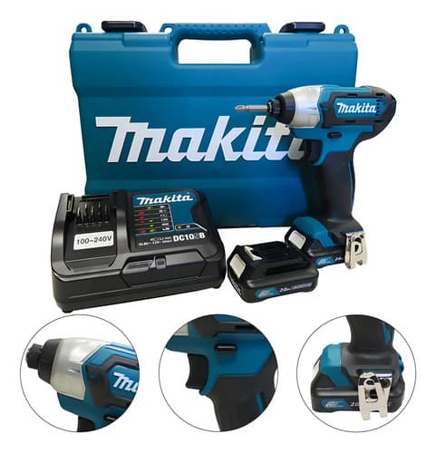 Atornillador 12v 2 Bat 2.0 Mah. Makita Color Azul