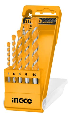 Ff Set 5 Mechas Mamposteria Taladro Ingco Industrial Akd3051