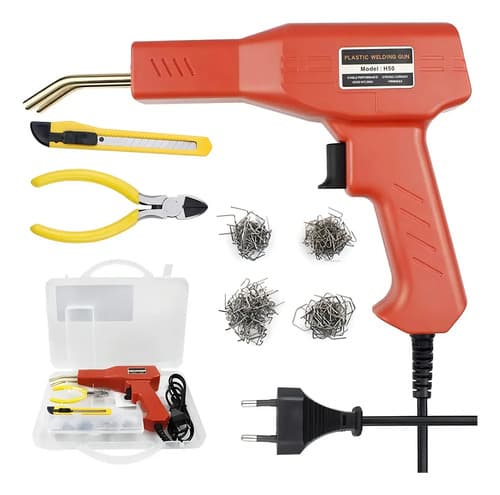 Soldadora De Plásticos 50w Universal Importaciones Con Maletín Rojo
