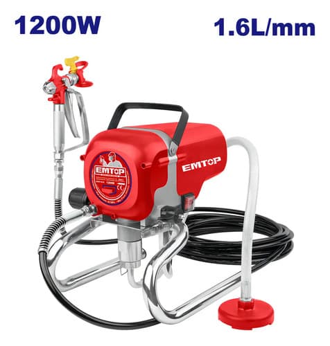 Equipo De Pintar Airless 1200w Emtop Emay1a10