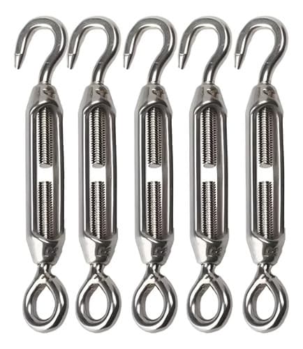 Tensor De Alambre Galvanizado 10 Mm - 3/8; Todas Las Medidas Plateado