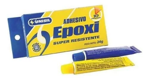 Adhesivo Epoxi Unisil Transparente Para Superficies En Pomo De 24g