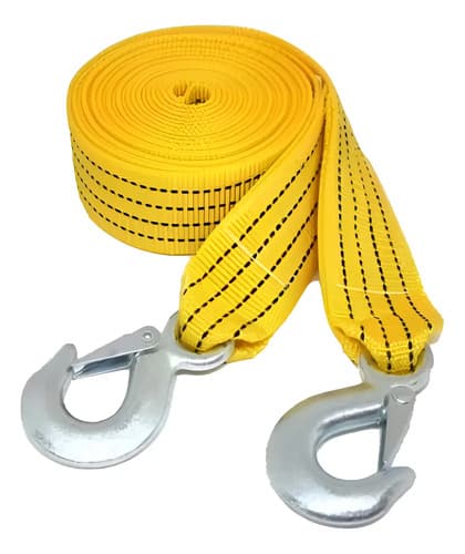 Cinta Remolque Nylon Plana 4 Toneladas 50mm, 3.5 Metros Amarillo
