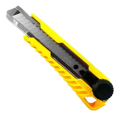Alambique Retráctil De 18 Mm Con Botón - Stanley Stht10321-8