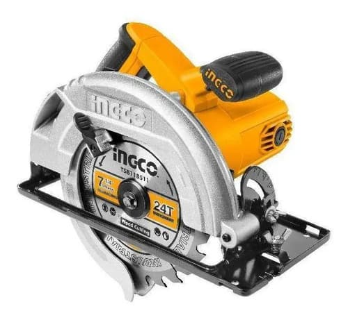 Sierra Circular Eléctrica Ingco Cs18528 185mm 1400w Naranja Y Gris 50hz/60hz Naranja/gris 50 Hz/60 Hz