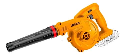 Soplador Niwa Soprador Ingco P20s Batería 2ah 2 Velocidades Naranja