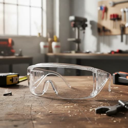 Lentes Gafas Protección Trabajo Acrilico Equus Pack X 12 U