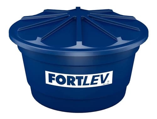 Tanque De Agua Fortlev 1000l Azul Polietileno Vertical Externo