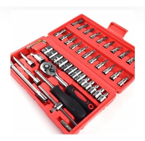 Set De Dados Y Punteros 46 Piezas, Encastre 1/4 . Hnt