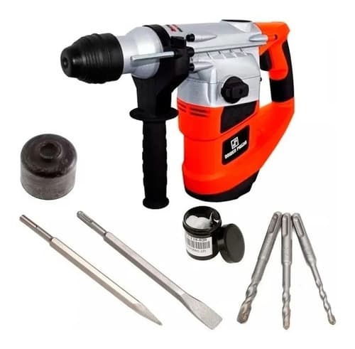 Rotomartillo Electroneumático Dowen Pagio Rm30p-2 Naranja Con 1100w De Potencia 3 Funciones 50