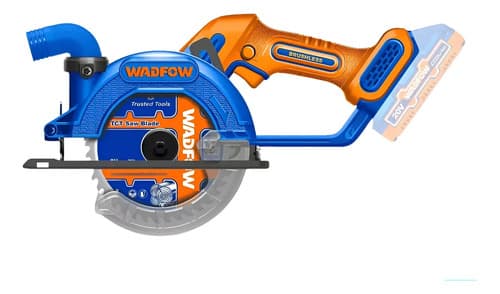 Sierra Circular Inalámbrica Wadfow Wlwp5631 Azul 140mm 50-60