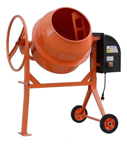 Hormigonera Eléctrica Kirkor Con Tambor De 140 Litros Y 550w