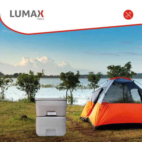 Baño Quimico Portatil 20 Litros Camping Inodoro Beige