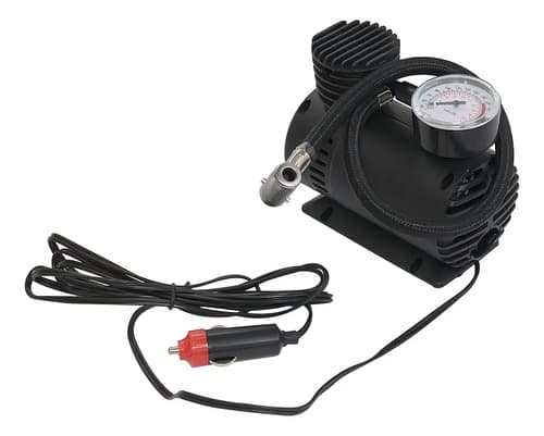 Compresor Aire Inflador Auto Bici 300 Psi Electrico Color Negro Frecuencia V