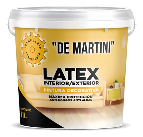 Pintura Para Interior Y Exterior 3b Blanco 20 Litros Blanco Mate
