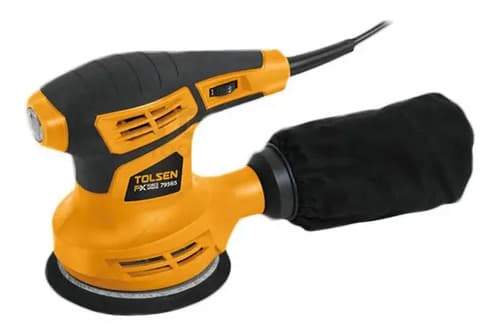 Lijadora Roto Orbital Tolsen 280w 125mm - Tyt Color Amarillo