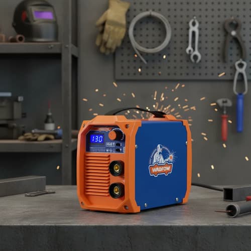 Soldadora Inverter 130amp Wadfow Wwd11301 Panel Digital Azul
