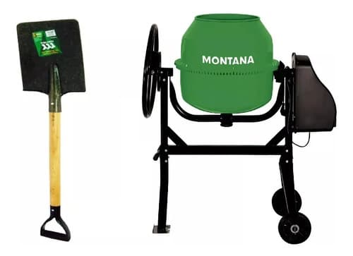 Hormigonera Montana De 120 Lts - 0,7 Hp