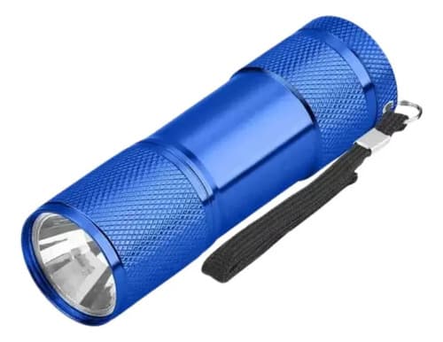 Linterna Aluminio 50 Lum Wadfow Wfl2j03 Linterna Azul Luz Blanco