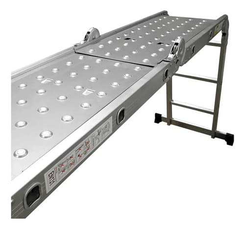 Plataforma Andamio - Chapas Para Escalera De 4,60 M Color Metal
