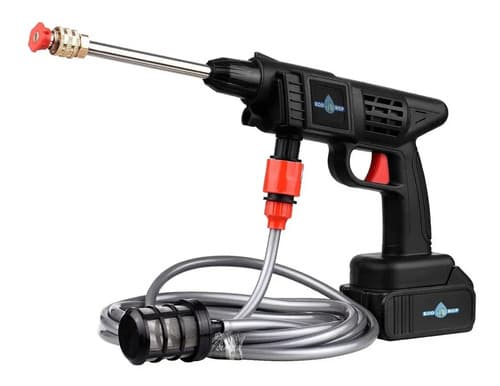 Hidrolavadora Ecodrop Zg-llt007 Eléctrica Batería 400w 30bar Negra Accesorios Negro