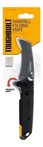 Cuchillo Curvo Plegable Thoughbuilt Tb-h4-30-hb Color Negro
