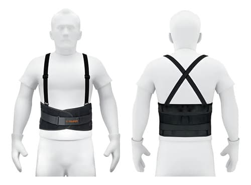 Faja Lumbar Con Tercer Cinturón, Talla G, Truper 14217 G L