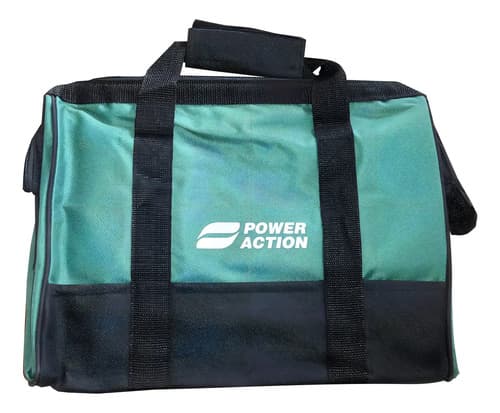 Bolso Porta Herramientas Power Action Serie 20v Resistente Impermeable Verde
