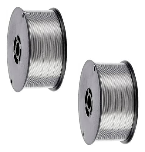 Rollo Alambre Para Soldar Mig Mag Flux Tubular 0.8mm X 2 Kg Plateado