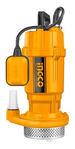 Bomba Sumergible Metalica 550w 0.75hp Ingco Spc5508 Alt 25mt Naranja