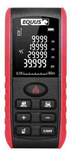 Medidor Digital De Distancias Laser Equus 70m Memoria