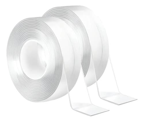 Pack De 2 Cintas Doble Faz Arcashping Transparente Para Hogar Y Oficina