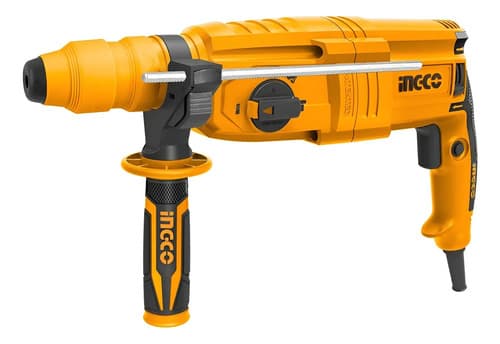 Rotomartillo 800 W Ingco Sds Plus Profesional Con Brocas Amarillo