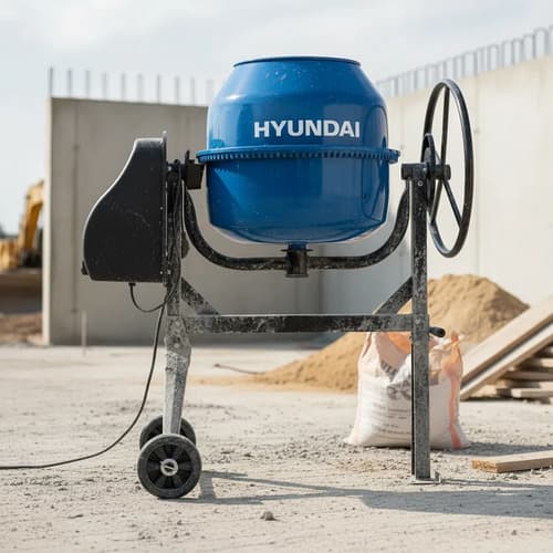 Hormigonera Hyundai 120 Litros, 550w, 12 Meses Garantia