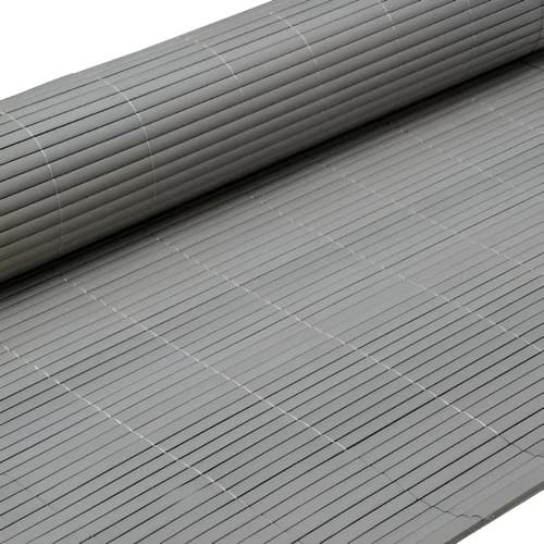 Cerco De Pvc 1.20 Mt X 3 Mt Jardín Color Gris Gris
