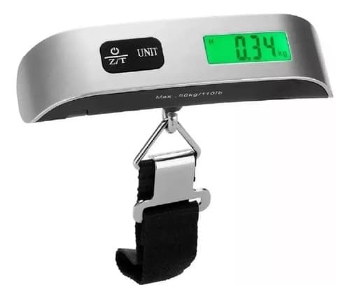 Balanza Digital Techking Sf-600 50 Kg Con Función Tara Pantalla Luz Negro