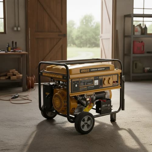 Generador Ingco 5,5kw 4 Tiempo Arranque Electrico Ge55003