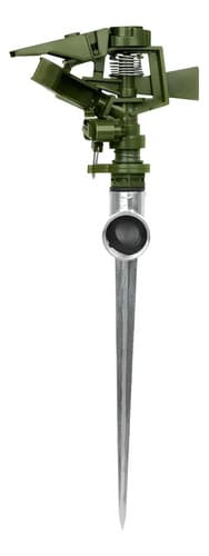 Aspersor Mecánico Pretul Con Estaca Para Riego De Jardín, 16 M De Alcance