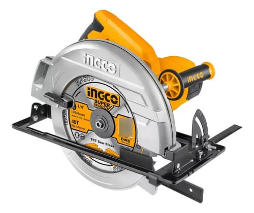 Sierra Circular 2200w 235mm Industrial Ingco Cs23522 Smf Color Amarillo Frecuencia 50/60
