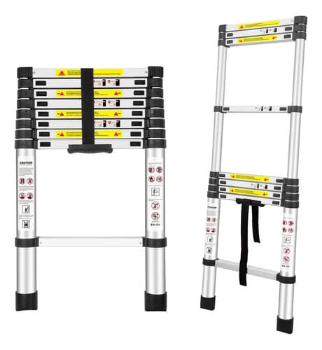 Escaleras Telescópicas De Aluminio Para Caravana Y Áticos