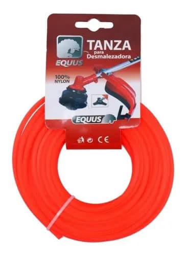 Tanza Cuadrada 3.0mm X 15m Para Desmalezadoras 1820 - Smf Color Anaranjado