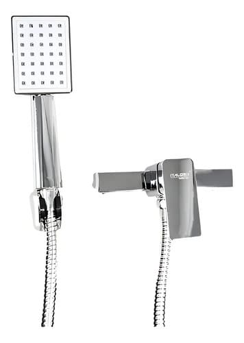 Monocomando Italomix Lh-3329 Mezcladora De Ducha Pared Cromada Plateado Cromado