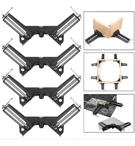 Hobierfdtg Prensa Esquinera Carpinteria 90 Grados Herreria Metal 4pcs