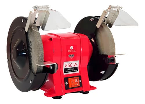 Amoladora Banco Afilador 550w Pektra + 2 Piedras 200mm